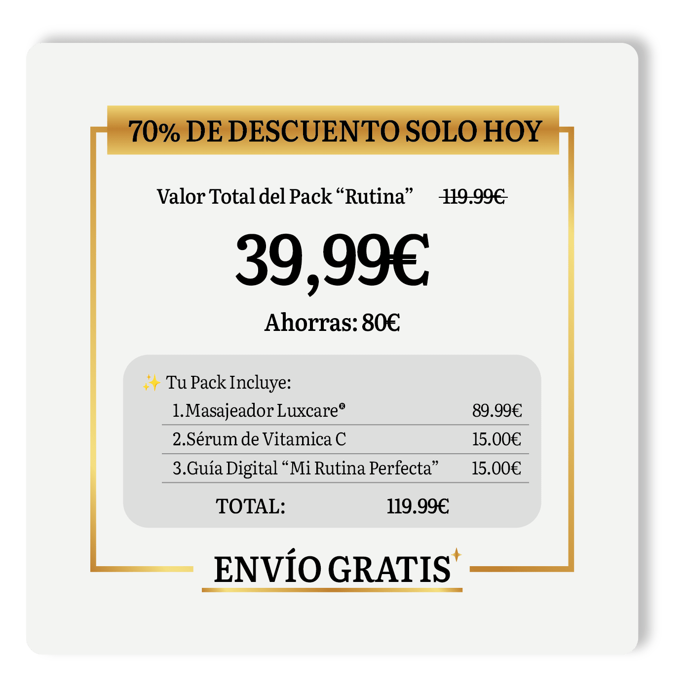 Reafirma tu piel en 7 días con LuxCare® + Serum Vitamina C GRATIS - Luxupendy